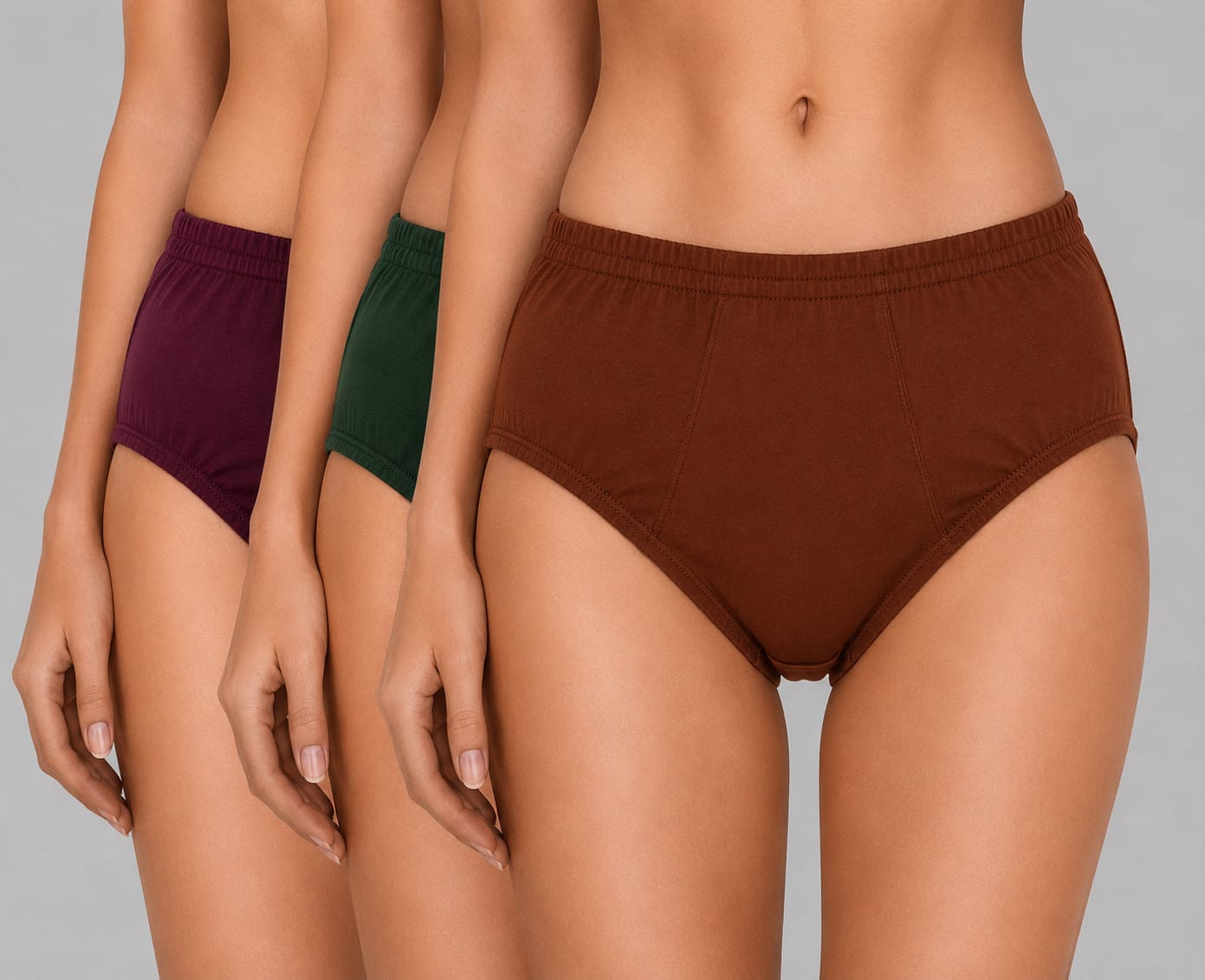 ALFA PLAIN PANTIES (3PC PACK)
