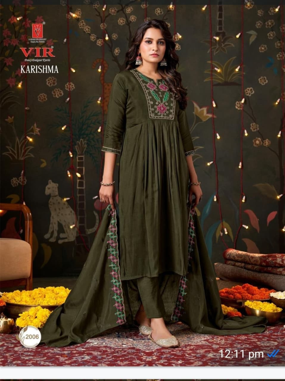 FANCY DRESSES(CHANDERI SILK)