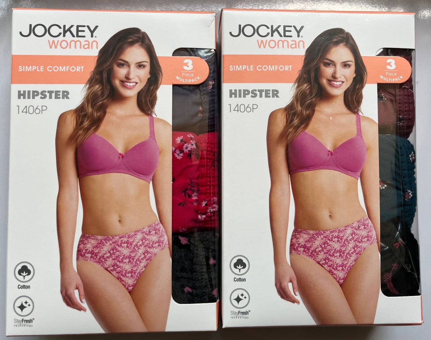 JOCKEY PRINT PANTIES FOR WOMEN (1406P)6pcs