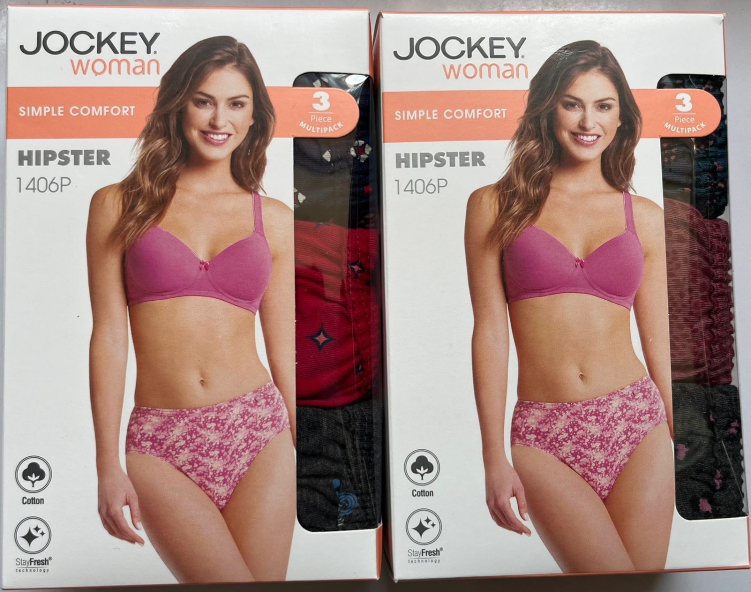 JOCKEY PRINT PANTIES FOR WOMEN (1406P)6pcs