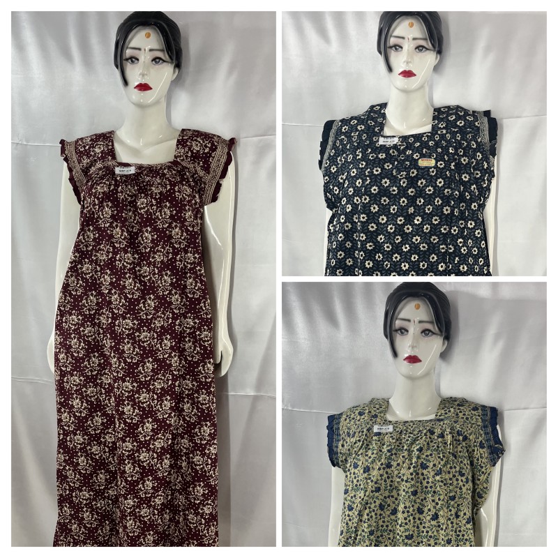 COTTON Kuchulu Nighties (3 pcs)