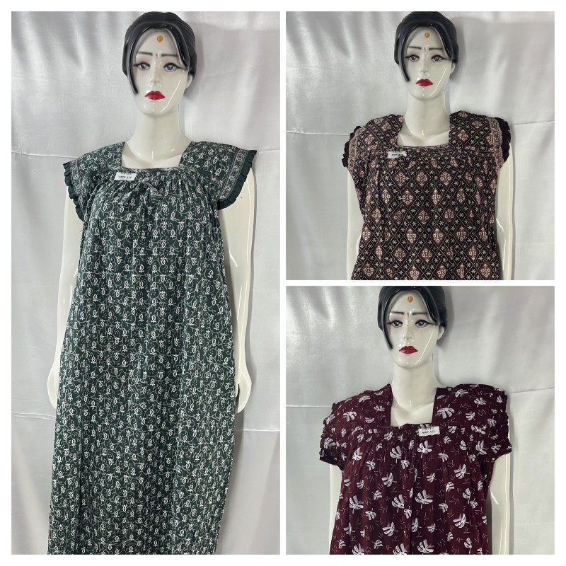 COTTON Kuchulu Nighties (3 pcs)