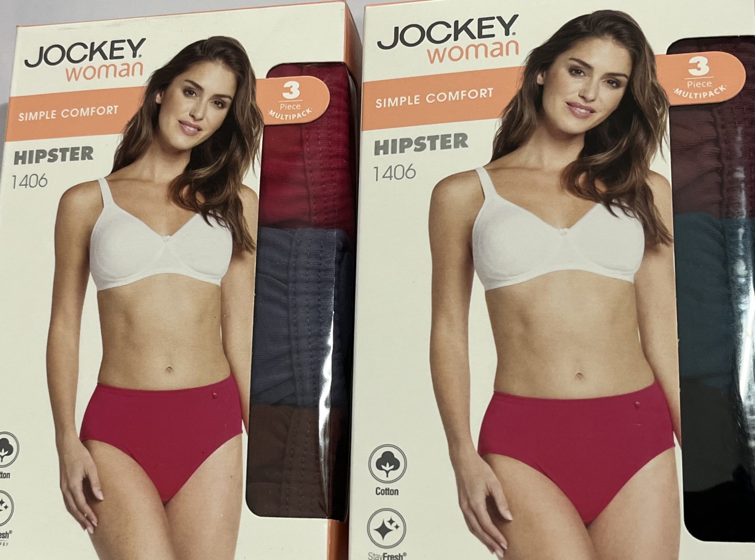JOCKEY PLAIN PANTIES FOR WOMEN (1406)6 PCS