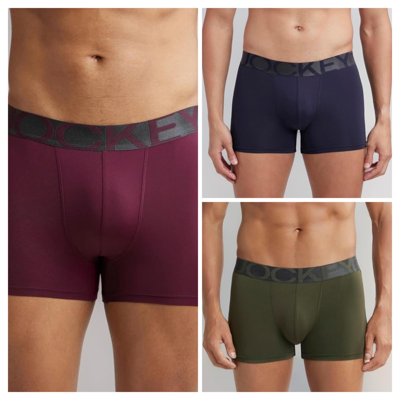 JOCKEY IC 28 PLAIN TRUNKS (3pcs)