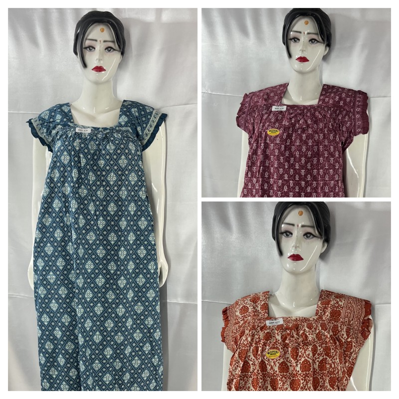 COTTON Kuchulu Nighties (3 pcs)